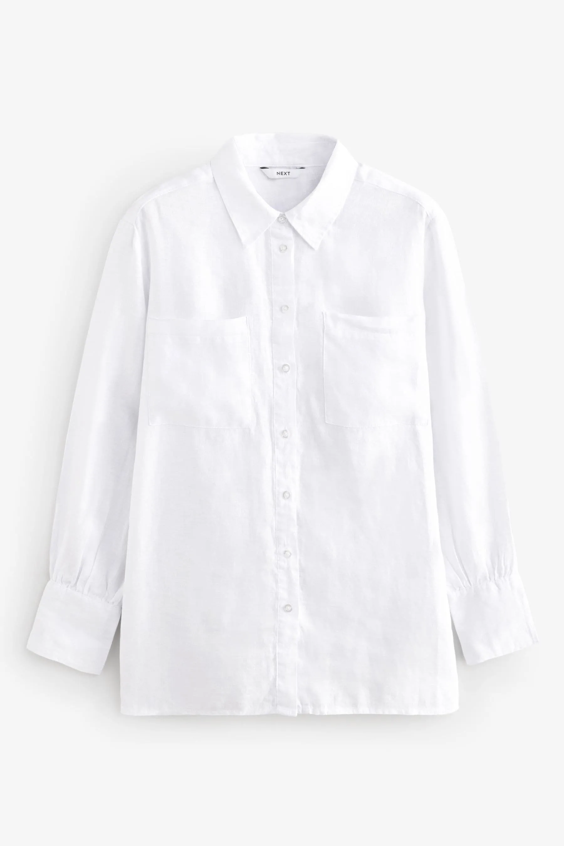 100% Camicia in Manica lunga lino