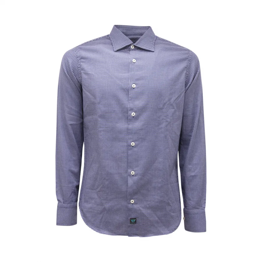 8896AS camicia uomo BROUBACK man shirt blue
