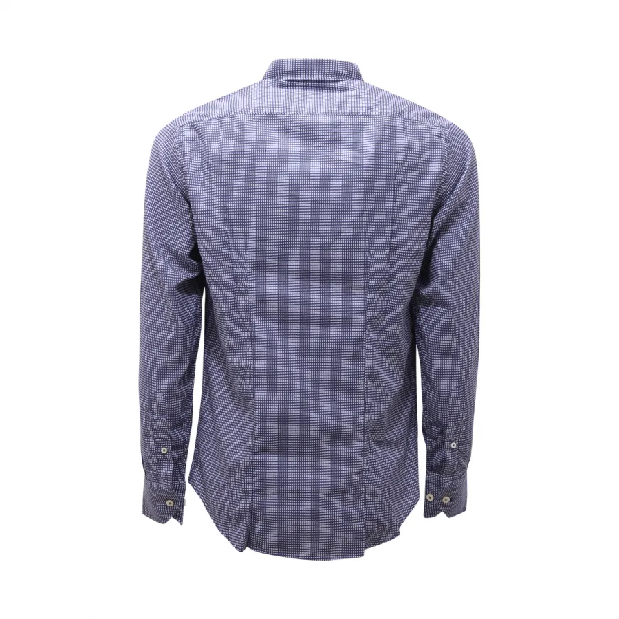 8896AS camicia uomo BROUBACK man shirt blue