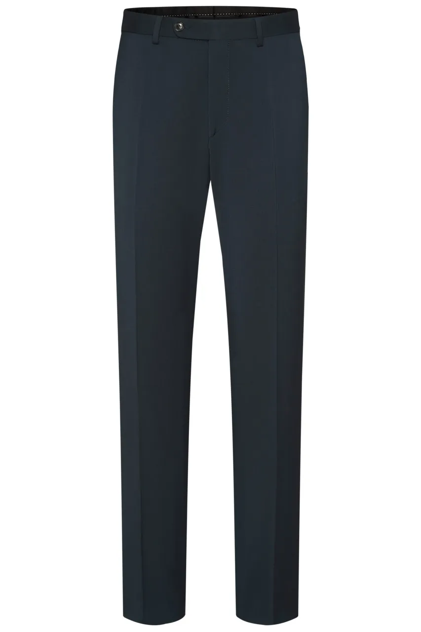 Abito blu digel drop quattro corto in lana cerruti super 110's