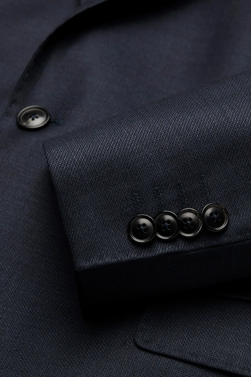 Abito blu digel drop sei modern fit in lana vitale barberis canonico