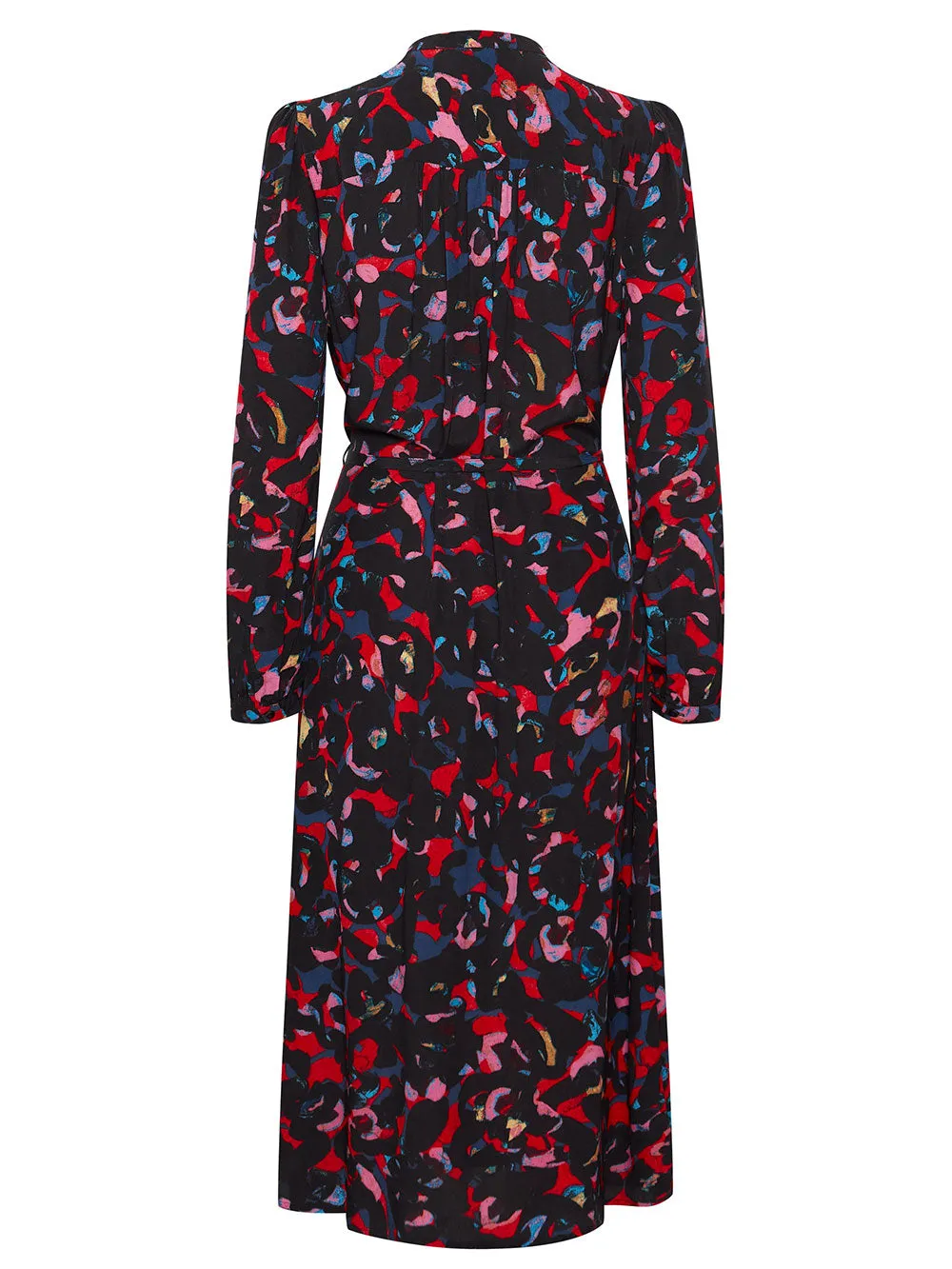 Abito donna multicolore con bottoni