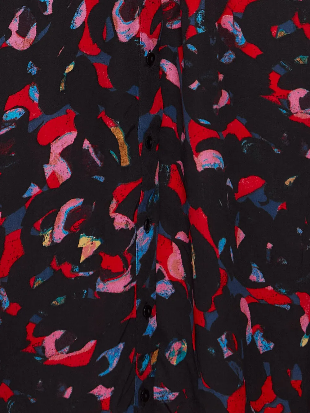 Abito donna multicolore con bottoni