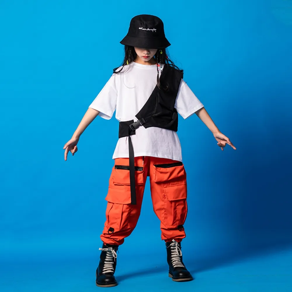 Abito hip-hop per bambini, abbigliamento trendy hip-hop per ragazzo, gilet bello, abbigliamento hip-hop per bambini trendy, Gi