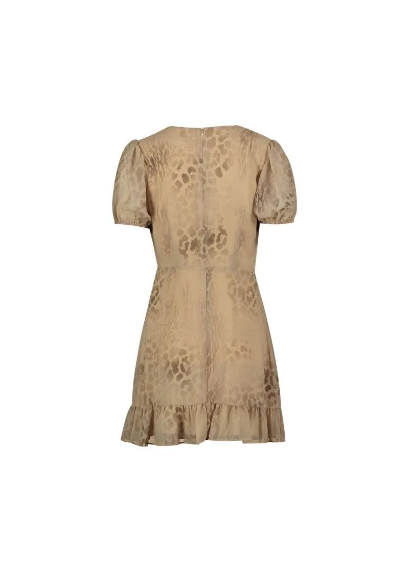 Abito in georgette con stampa