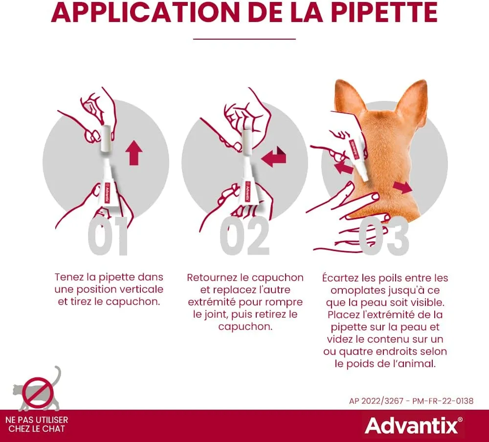Advantix Spot-on per Cani dai 10Kg ai 25Kg - 4 pipette da 2.5ml