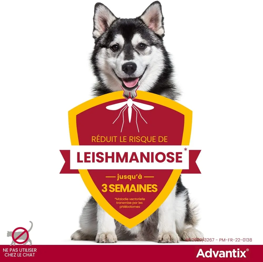 Advantix Spot-on per Cani dai 10Kg ai 25Kg - 4 pipette da 2.5ml