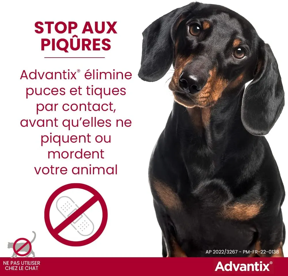 Advantix Spot-on per Cani dai 10Kg ai 25Kg - 4 pipette da 2.5ml