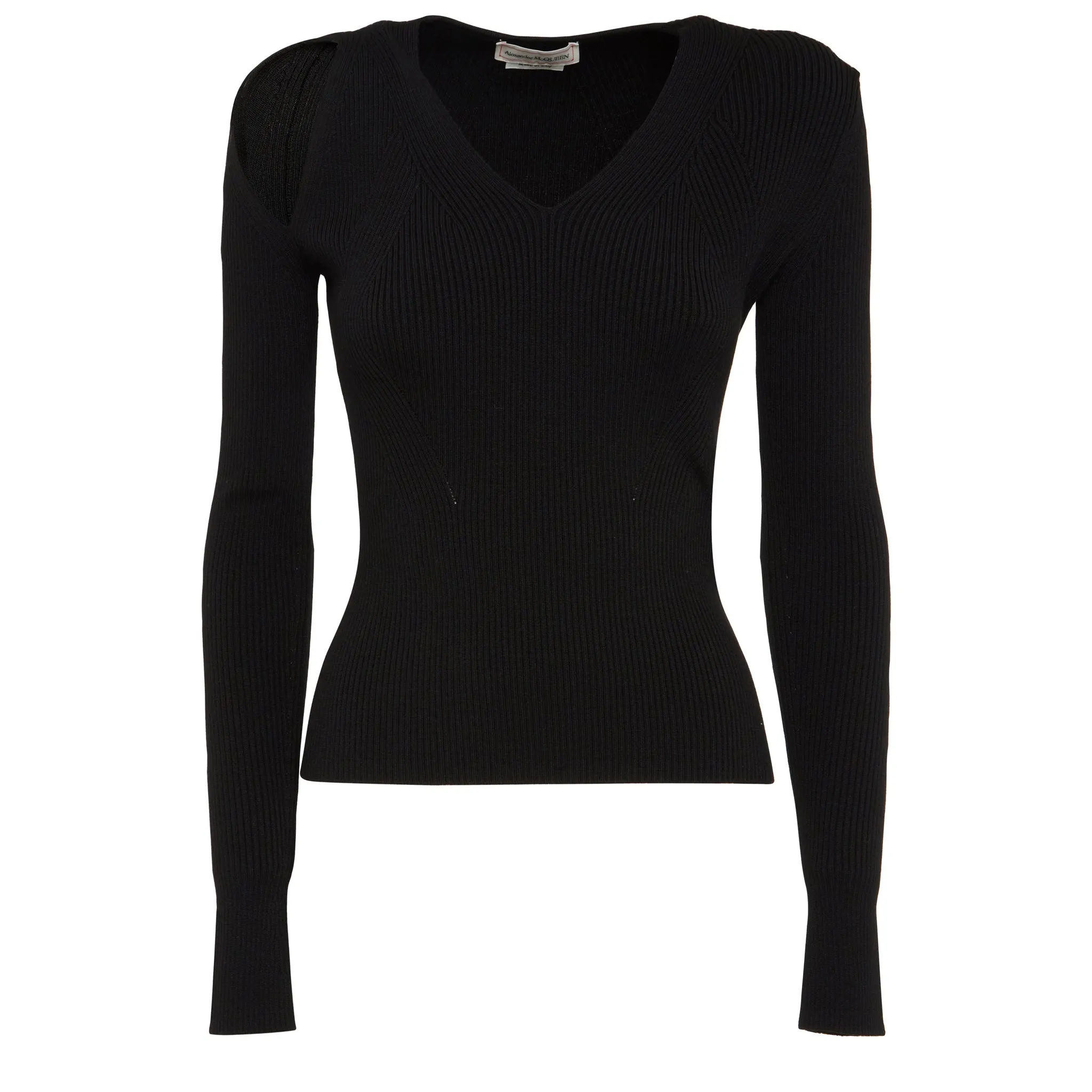 ALEXANDER MCQUEEN  Maglione in lana nero