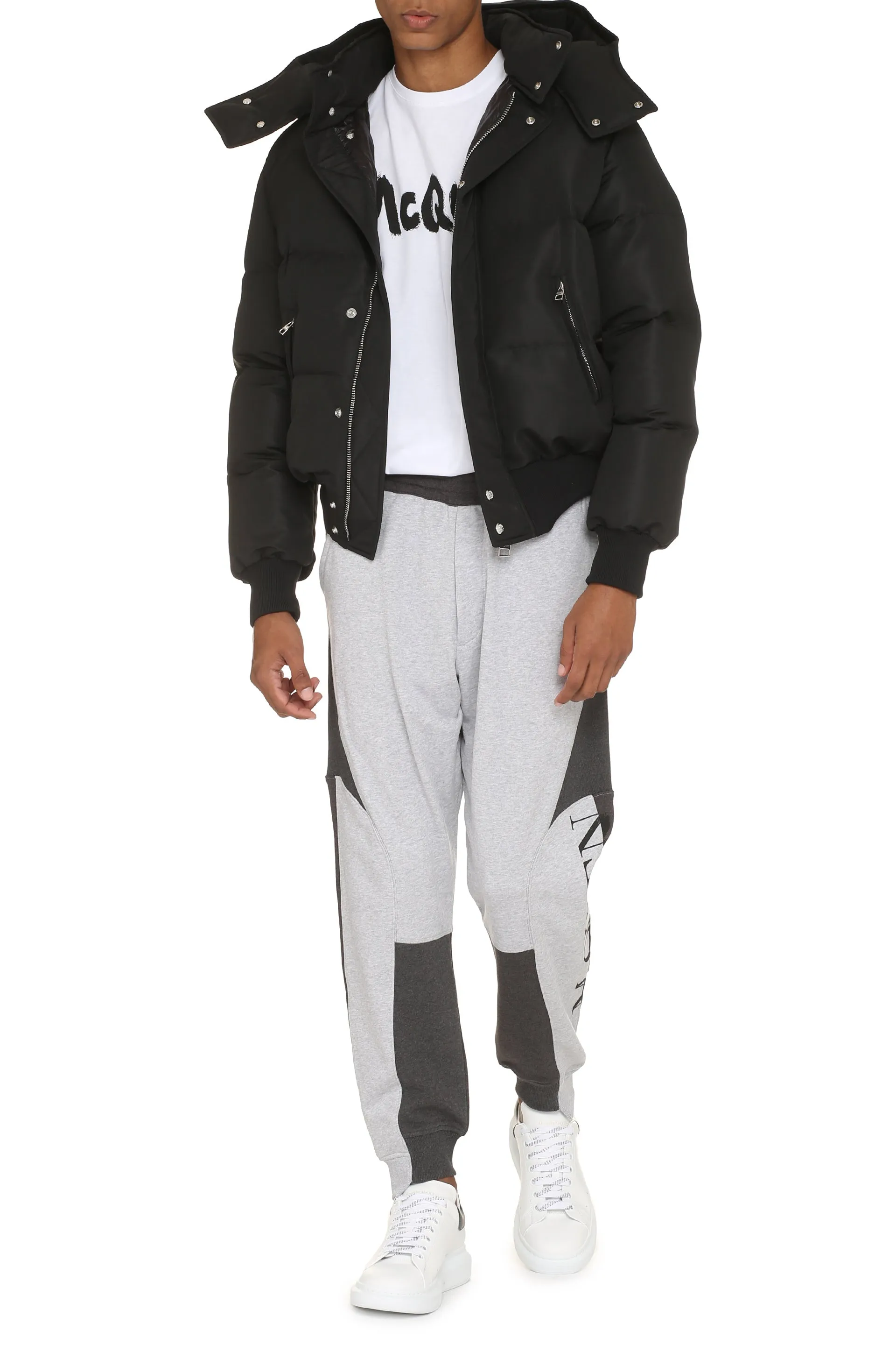 Alexander McQueen Piumino con cappuccio