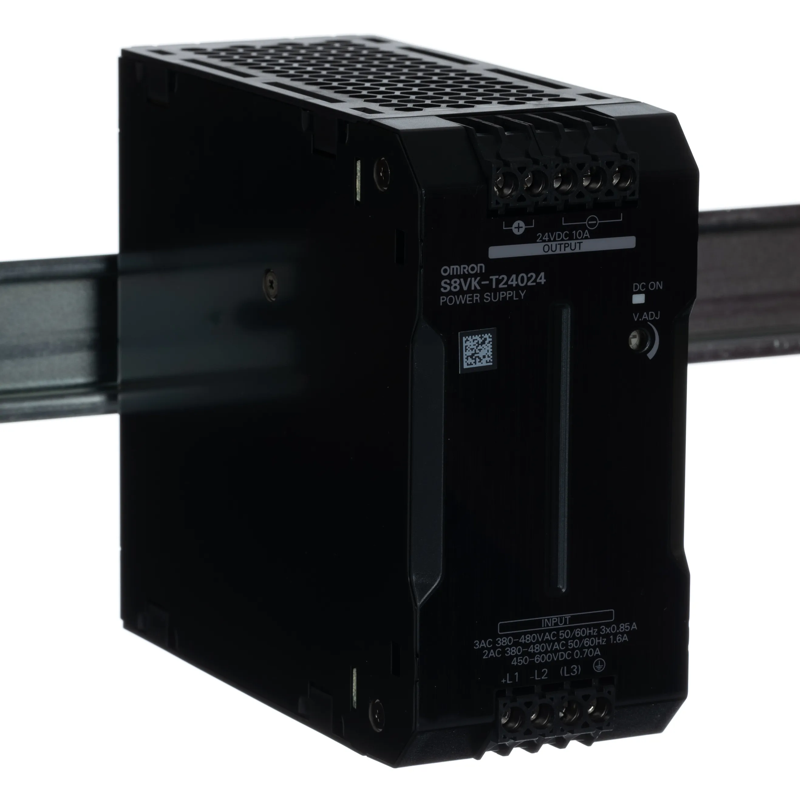 Alimentatore a montaggio su guida DIN Omron, 24V cc, 10A, 380 → 480V ca, 240W