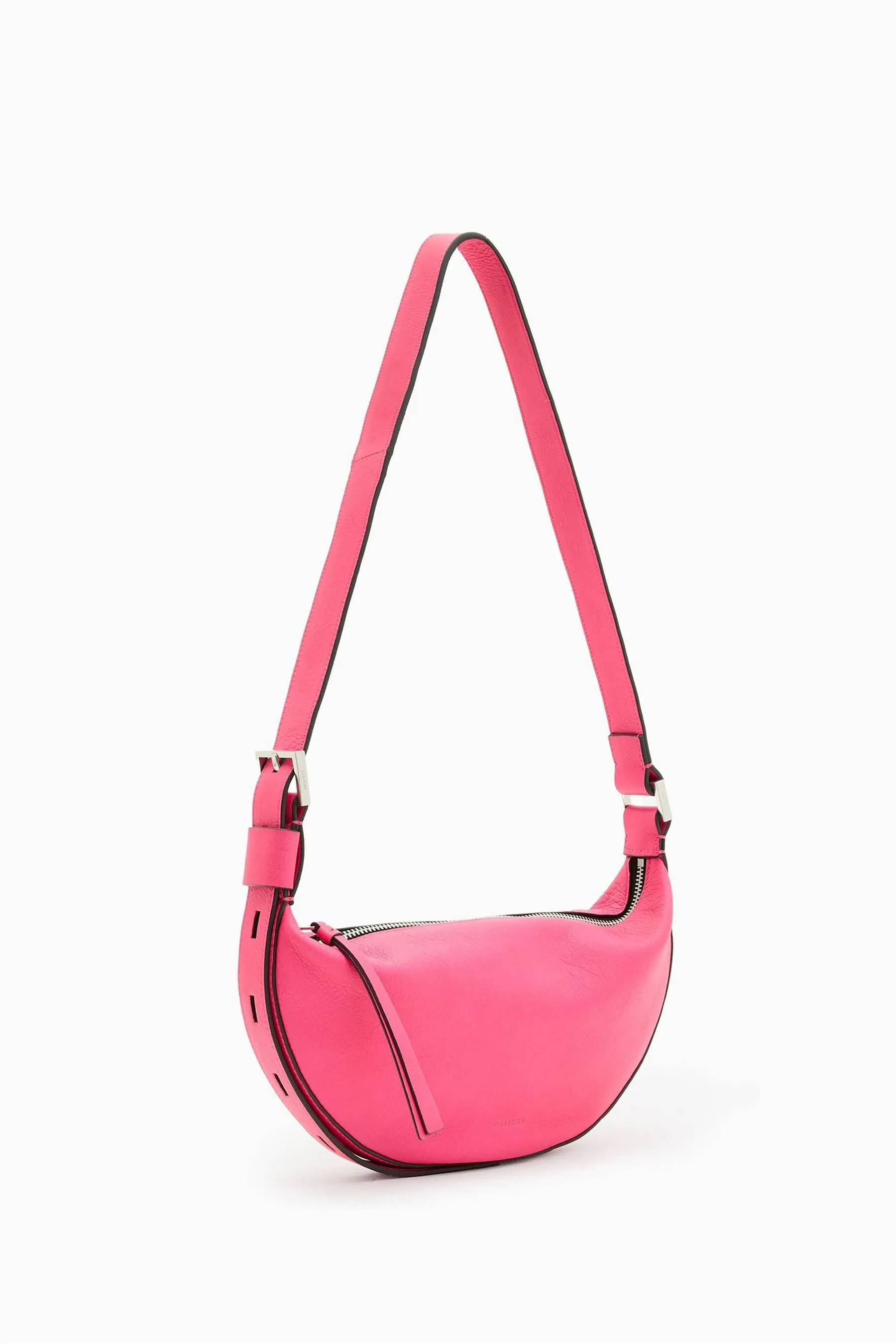 AllSaints - Borsa a tracolla a mezzaluna    
