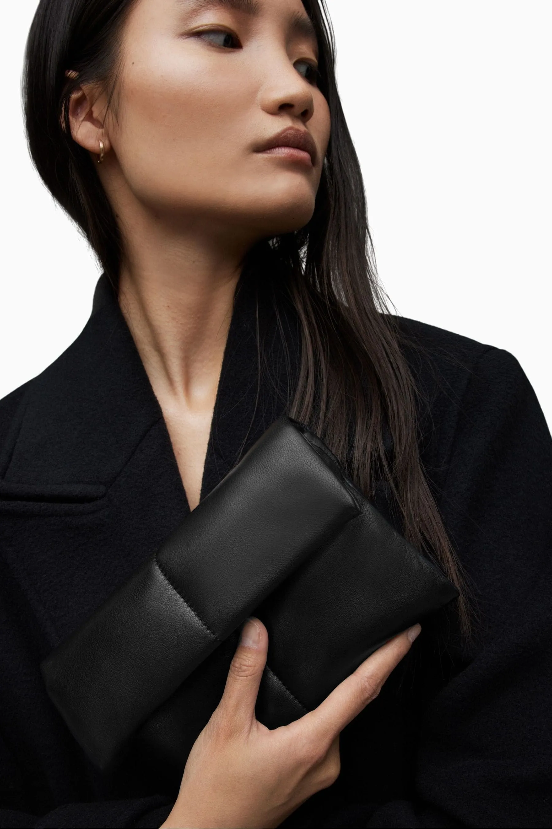 AllSaints - Ezra - Borsa a tracolla trapuntata