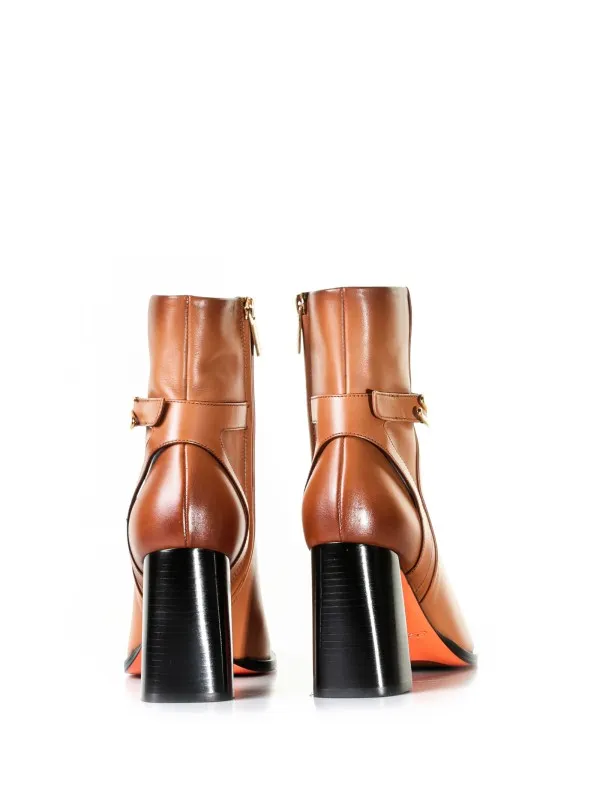 Ankle boots with strap