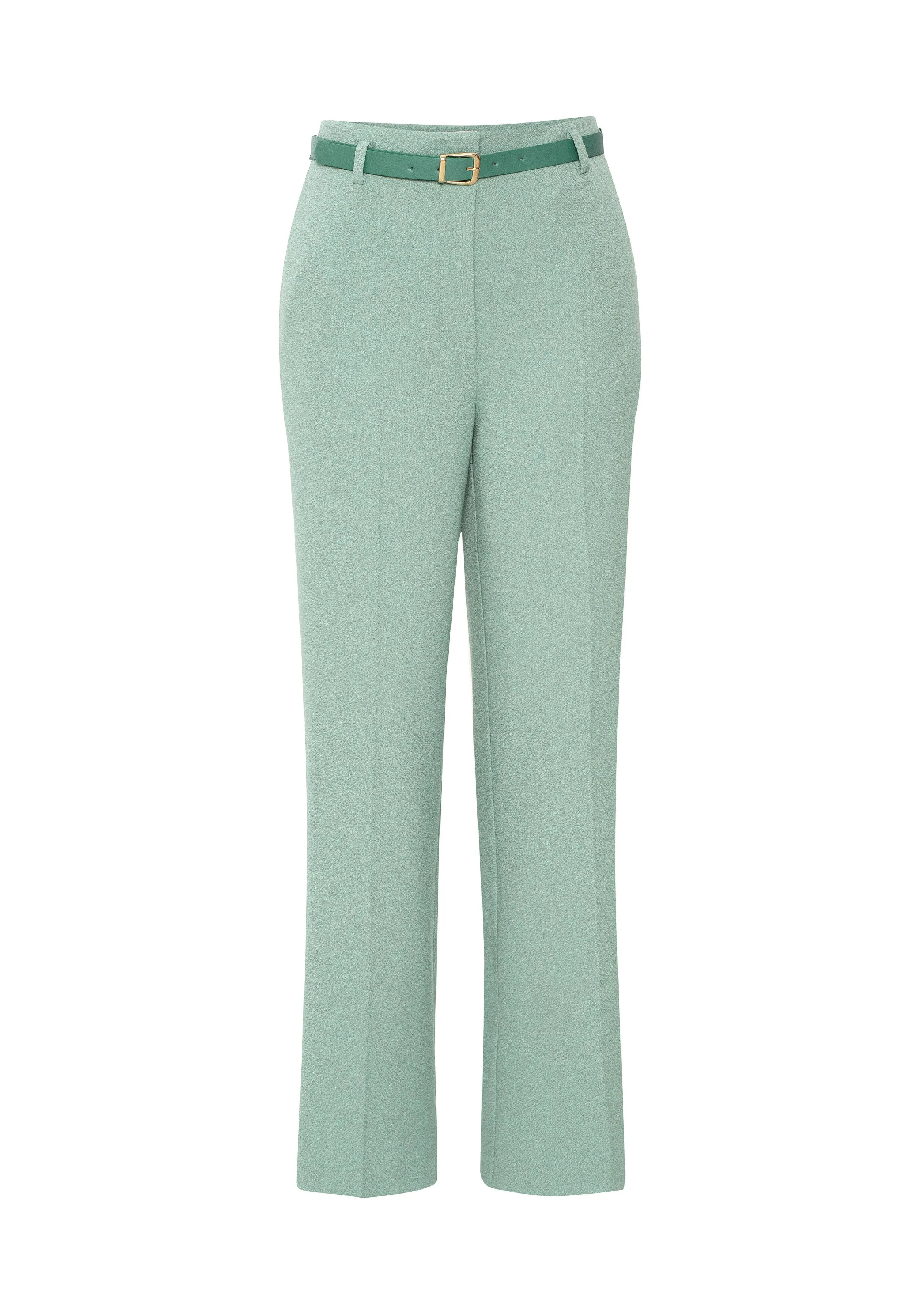 BELTED WIDE LEG - Pantaloni