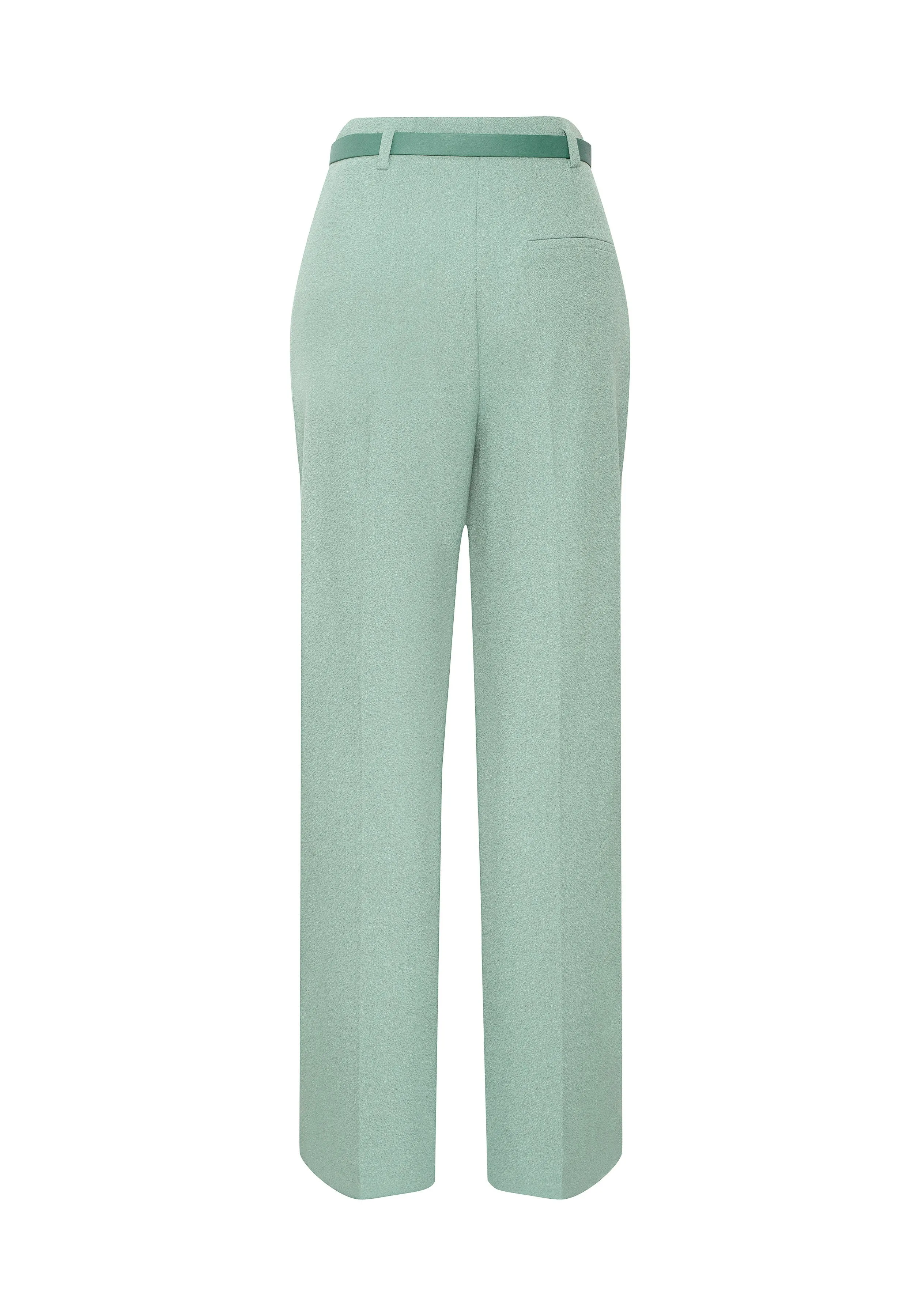 BELTED WIDE LEG - Pantaloni