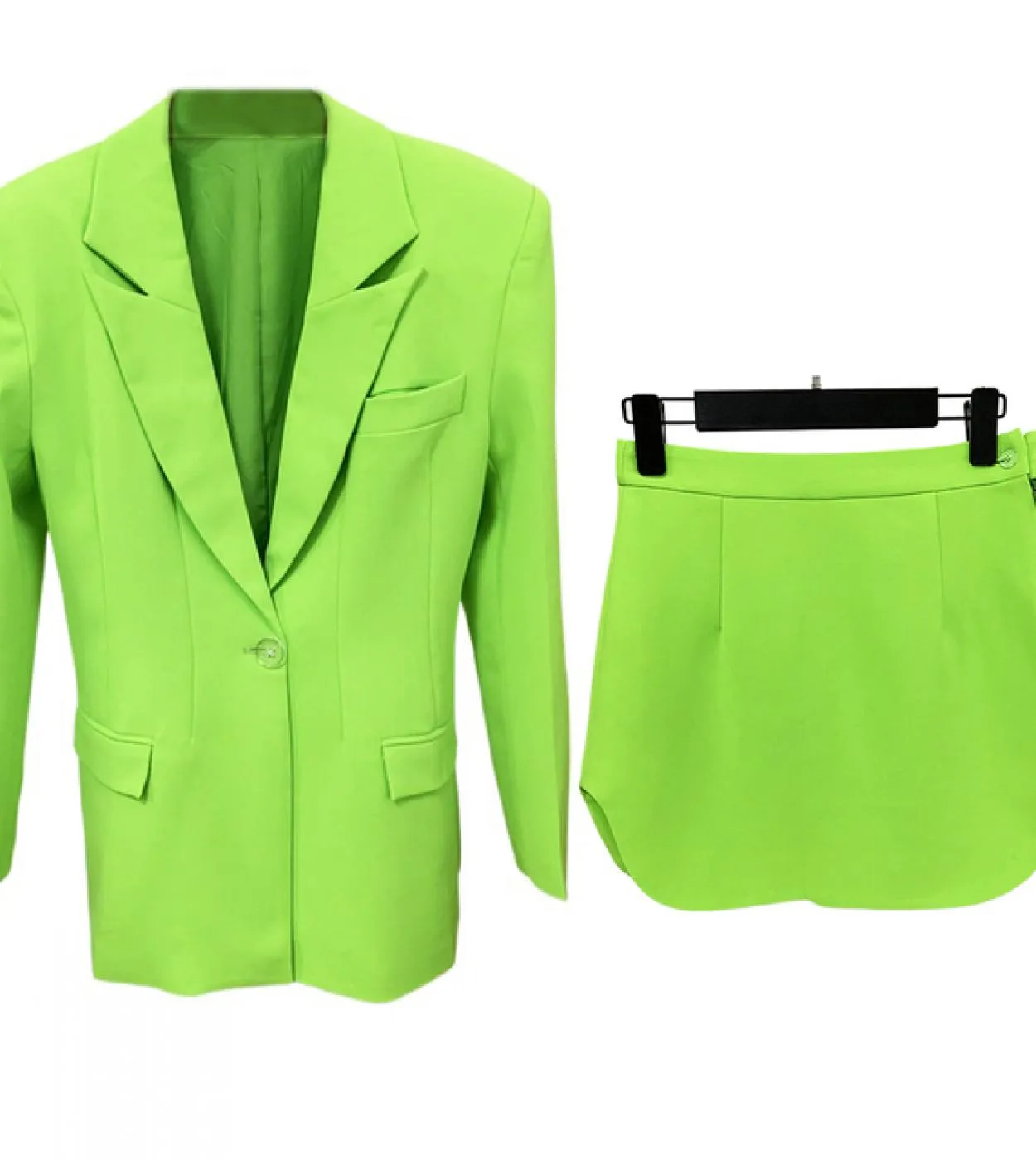 Blazer con gonna verde da donna Blazer con gonna con blazer verde Abiti con gonna verde Abiti con gonna da donna