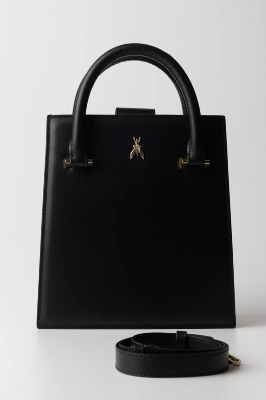 Borsa a mano con tracolla Nero