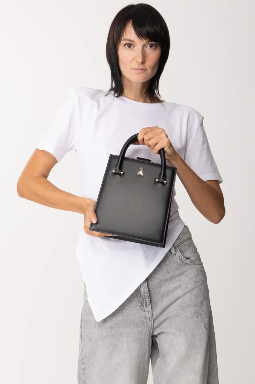 Borsa a mano con tracolla Nero