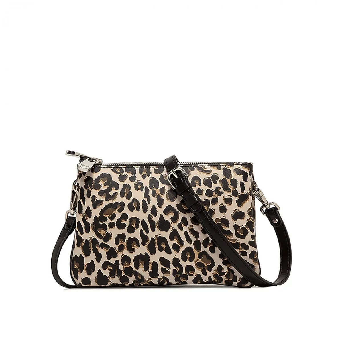Borsa A Tracolla Two Media, Leopardato