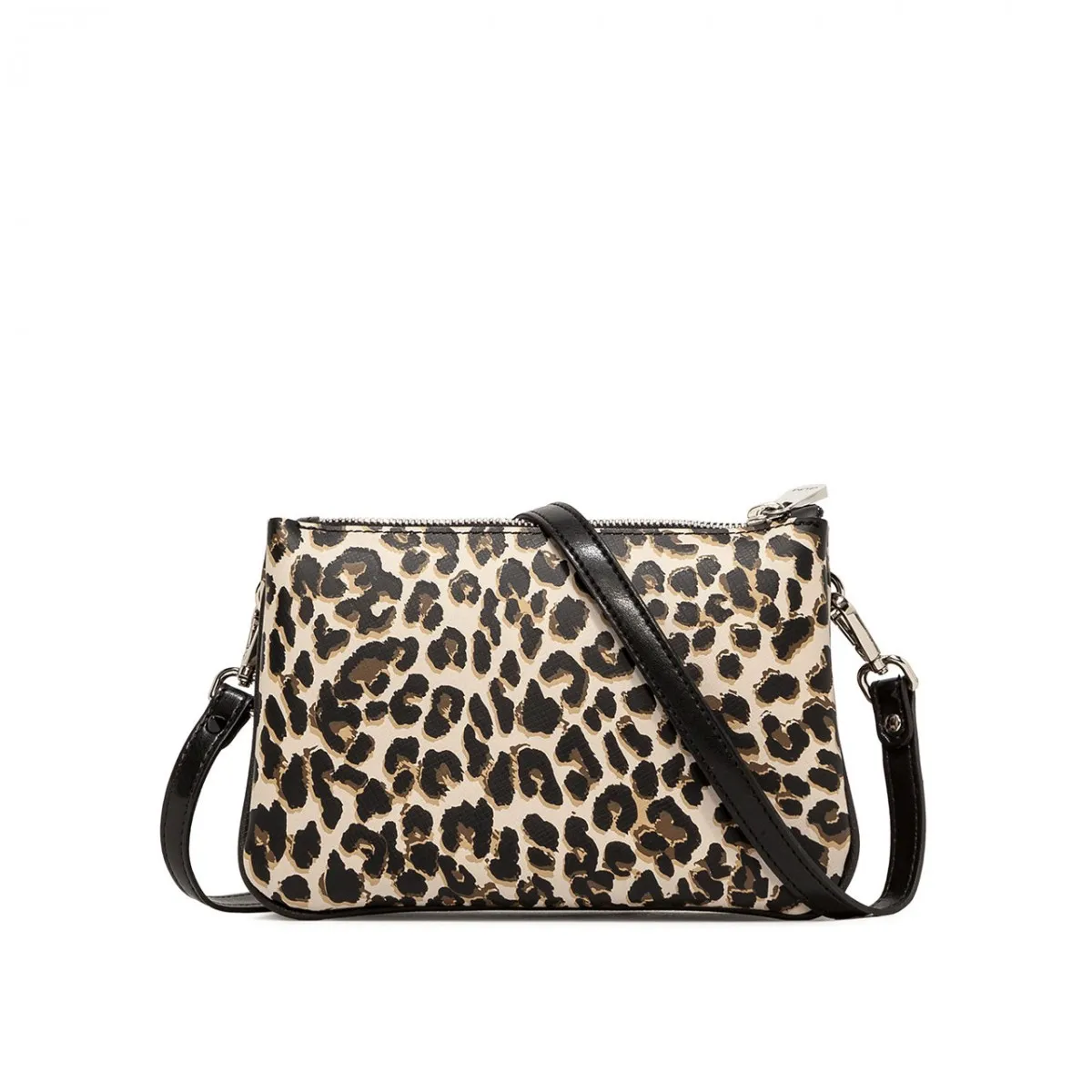 Borsa A Tracolla Two Media, Leopardato
