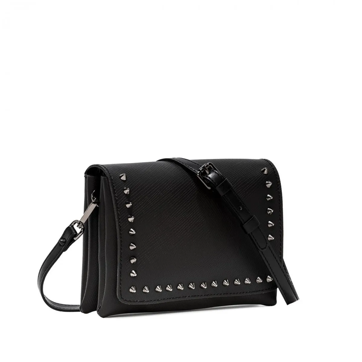 Borsa A Tracolla Two Media Nero
