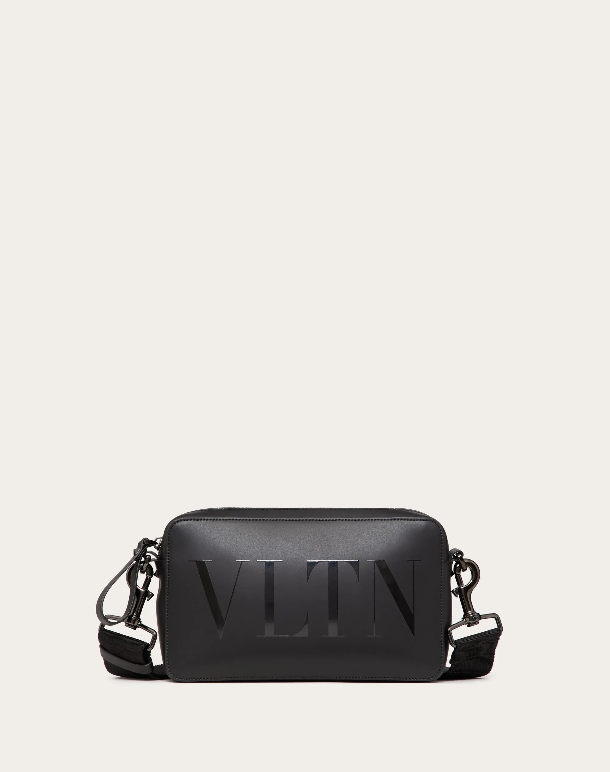 BORSA A TRACOLLA VLTN IN PELLE