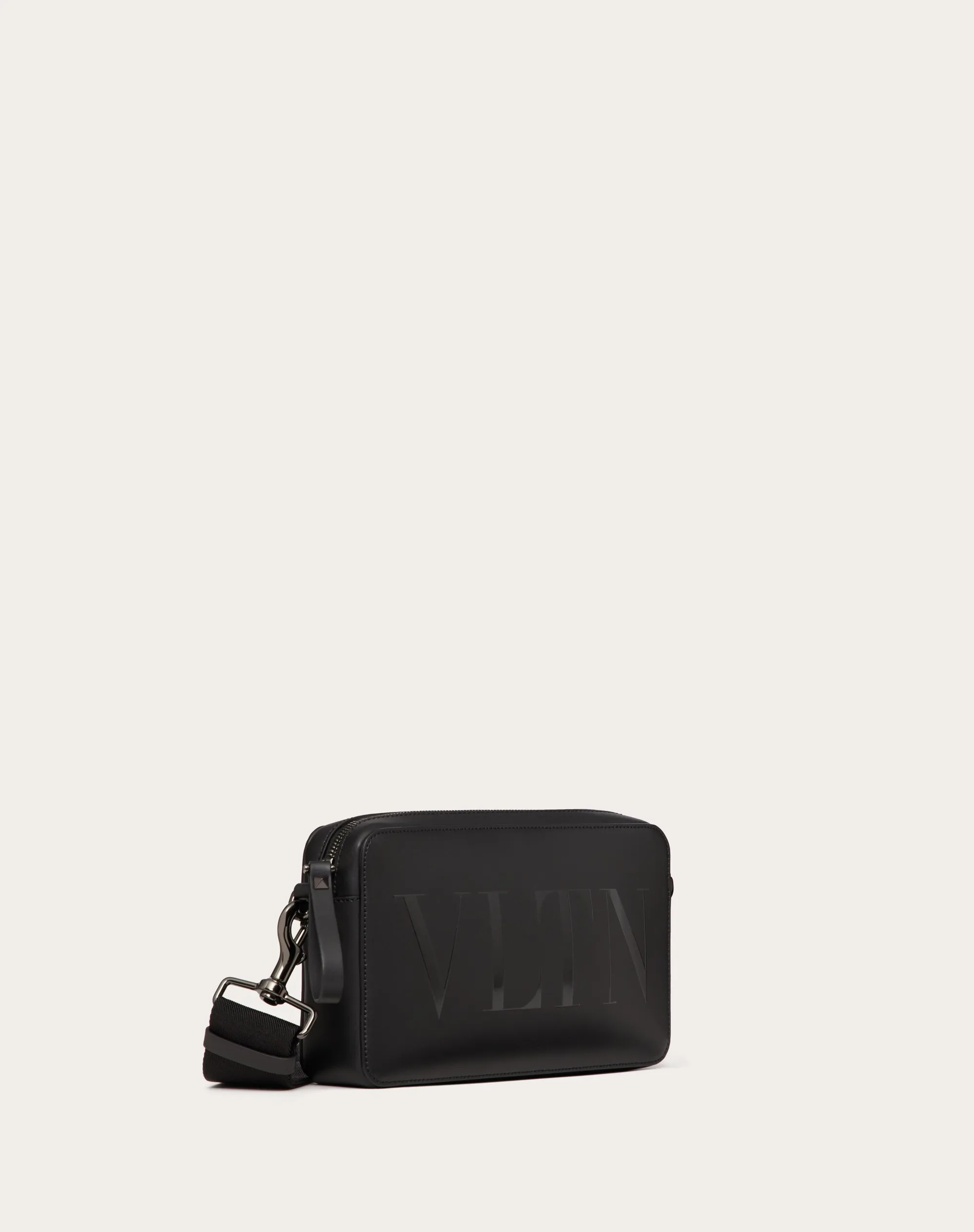 BORSA A TRACOLLA VLTN IN PELLE