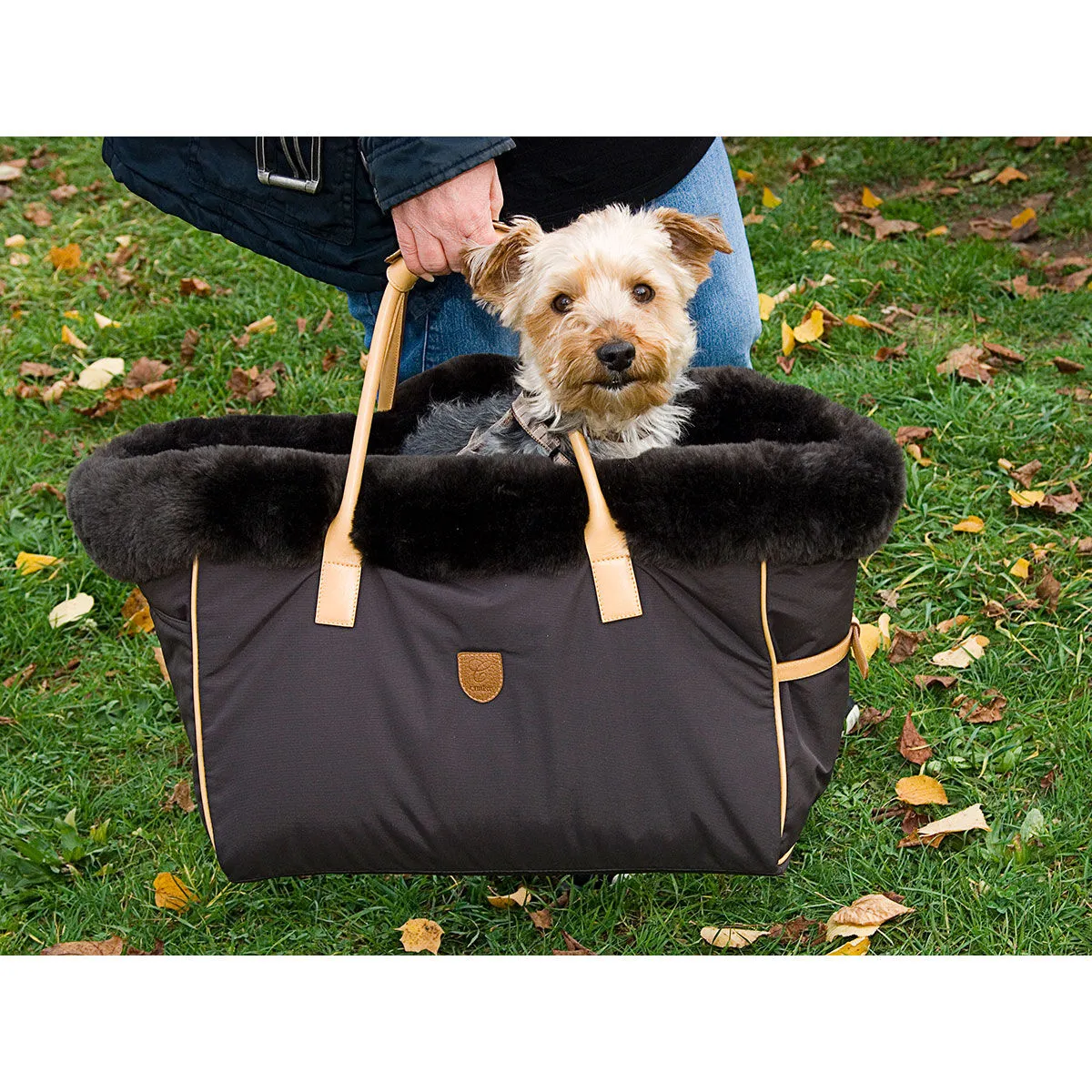 Borsa Christ Dog Bailey, con montone