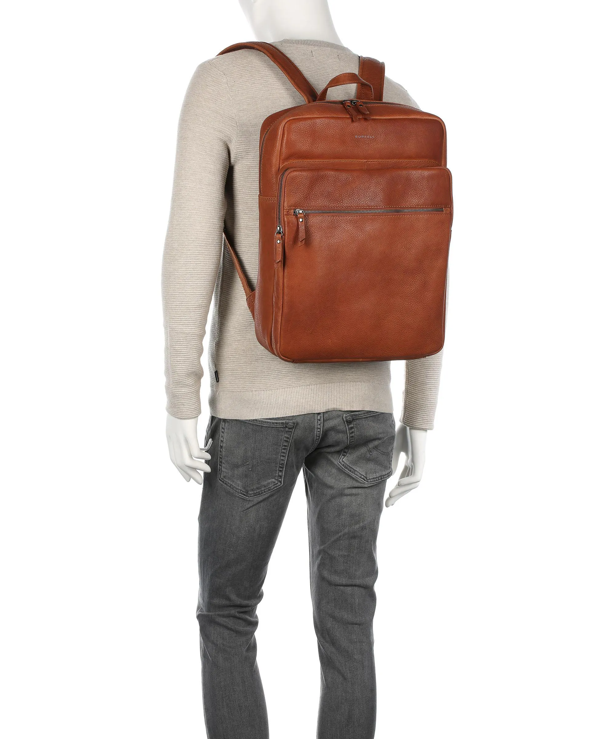  Burkely Antique Avery Zaino 16″ pelle cognac  