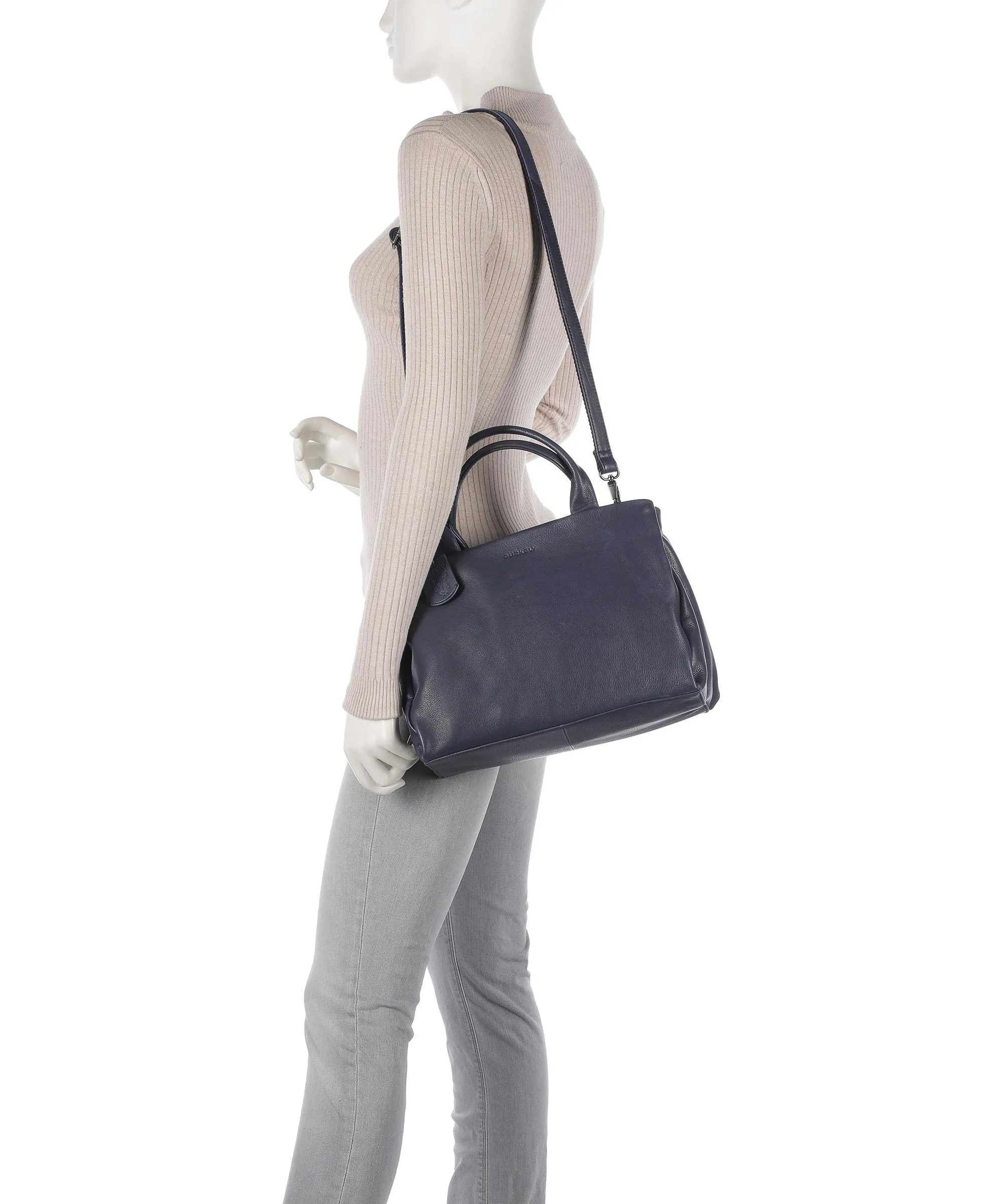  Burkely Just Jolie Borsa a mano pelle granulata blu scuro  