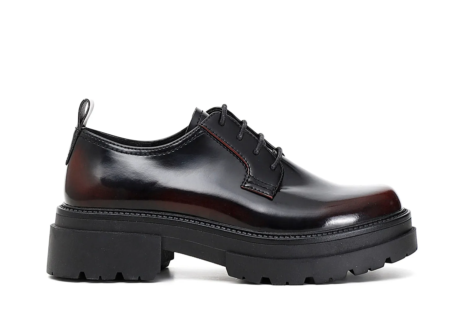 CafèNoir donna scarpe derby in similpelle spazzolata