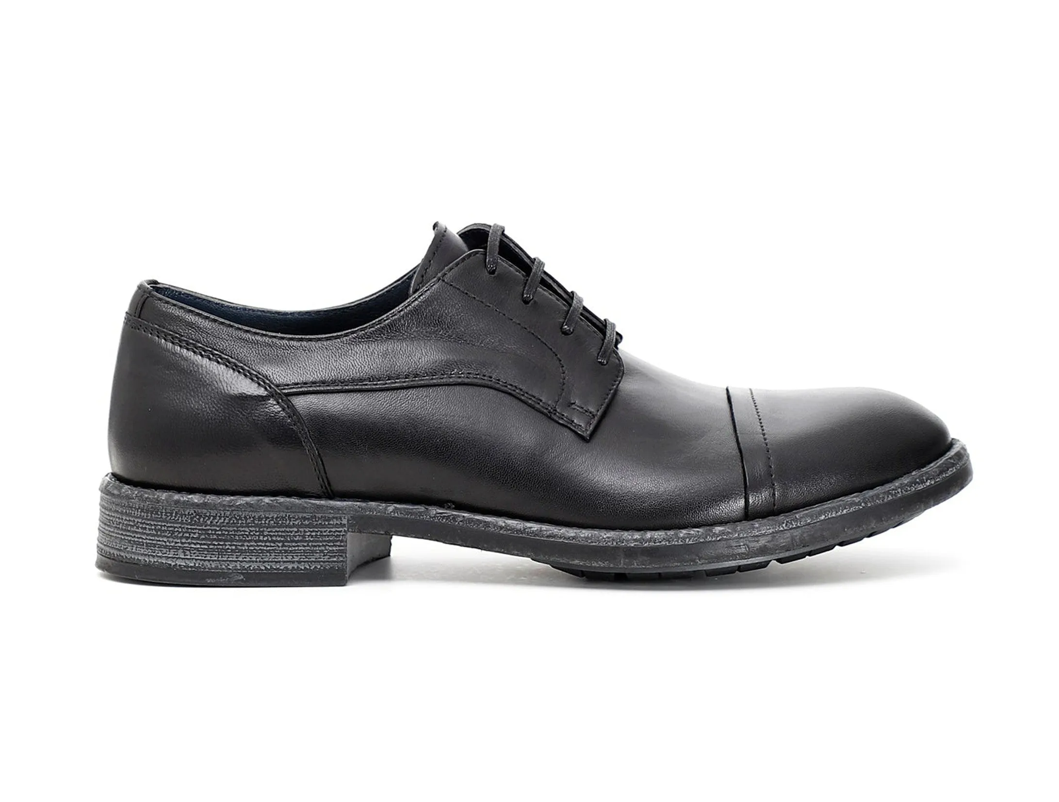 CafèNoir uomo scarpe derby in pelle con puntale