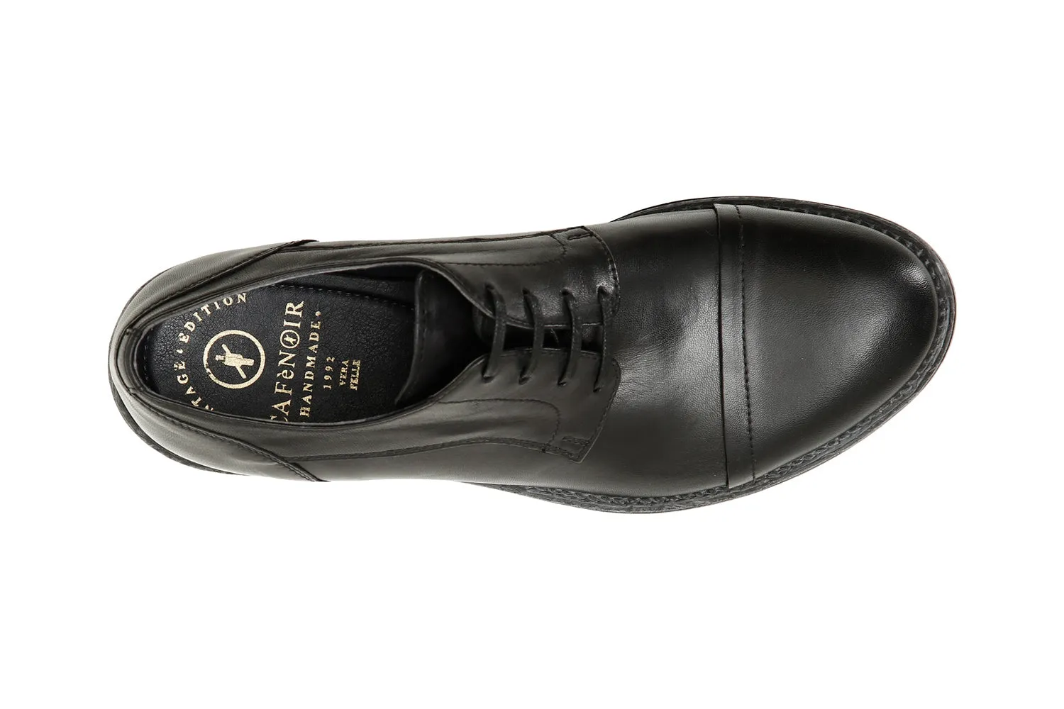 CafèNoir uomo scarpe derby in pelle con puntale