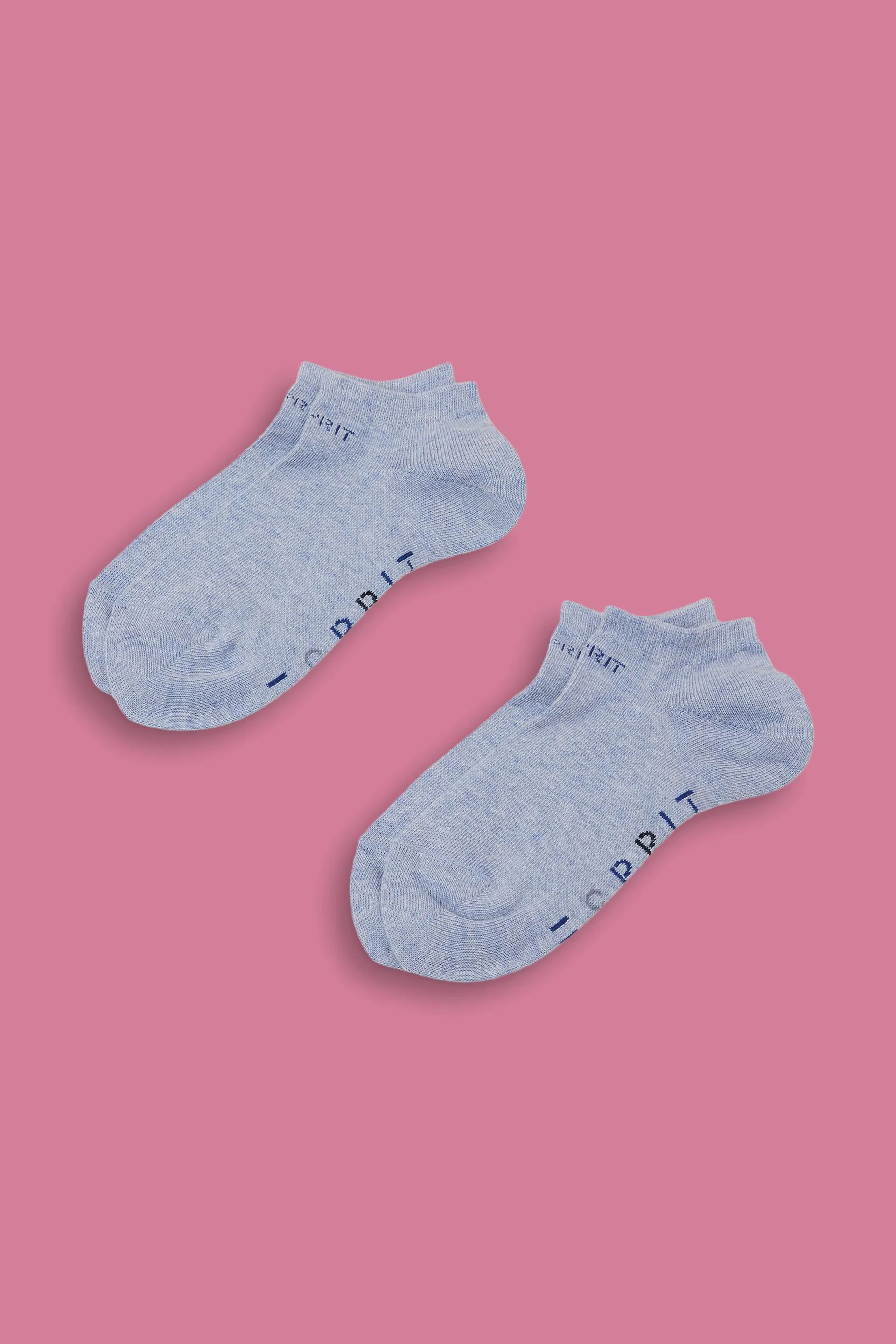 Calze da sneakers con logo, confezione doppia