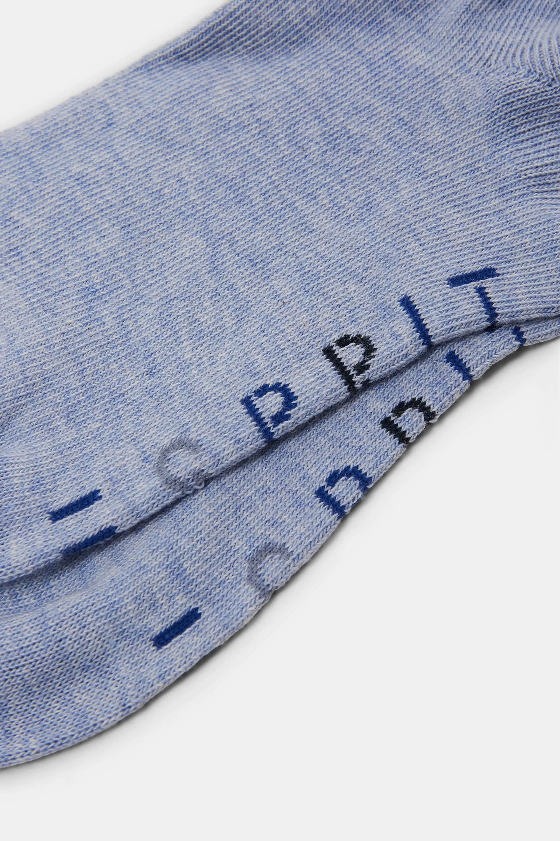 Calze da sneakers con logo, confezione doppia