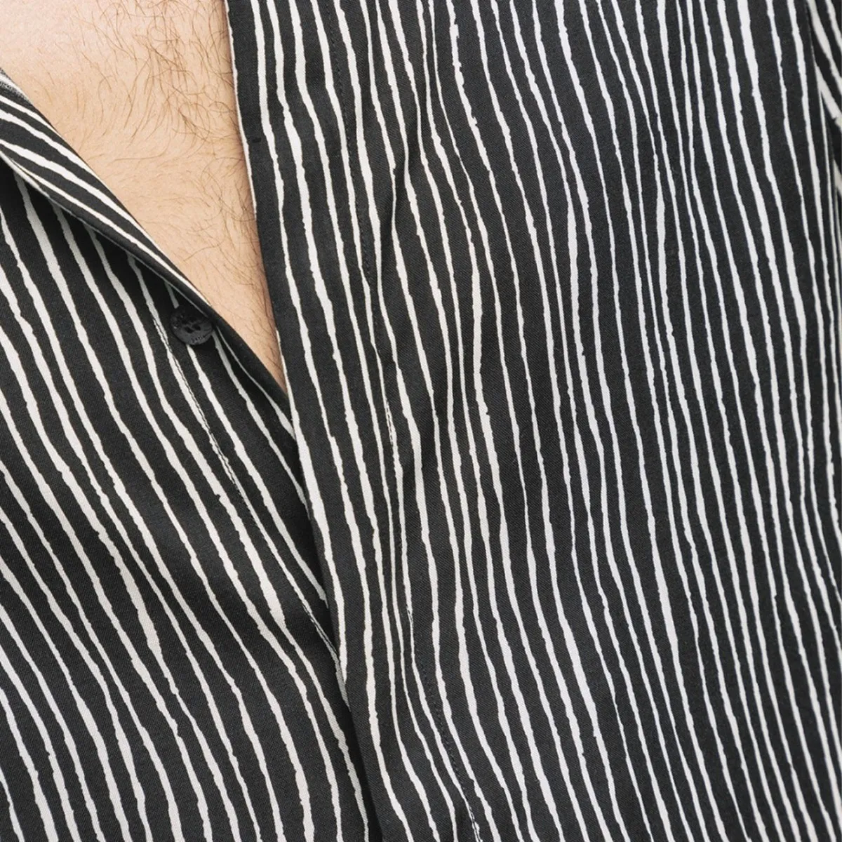 Camicia In Viscosa Manica Lunga