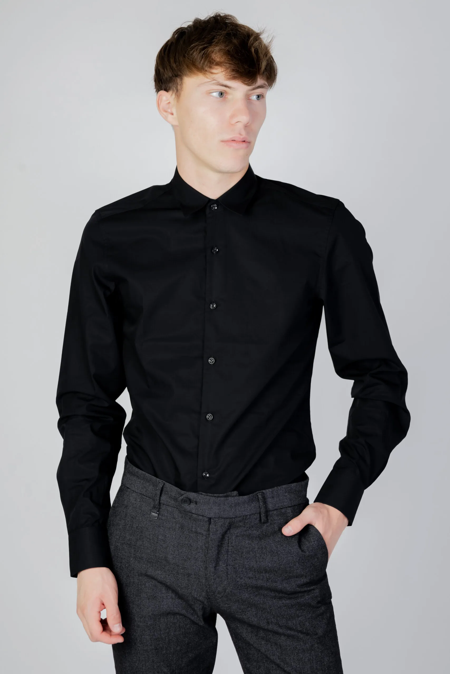 Camicia manica lunga Antony Morato NAPOLI Nero