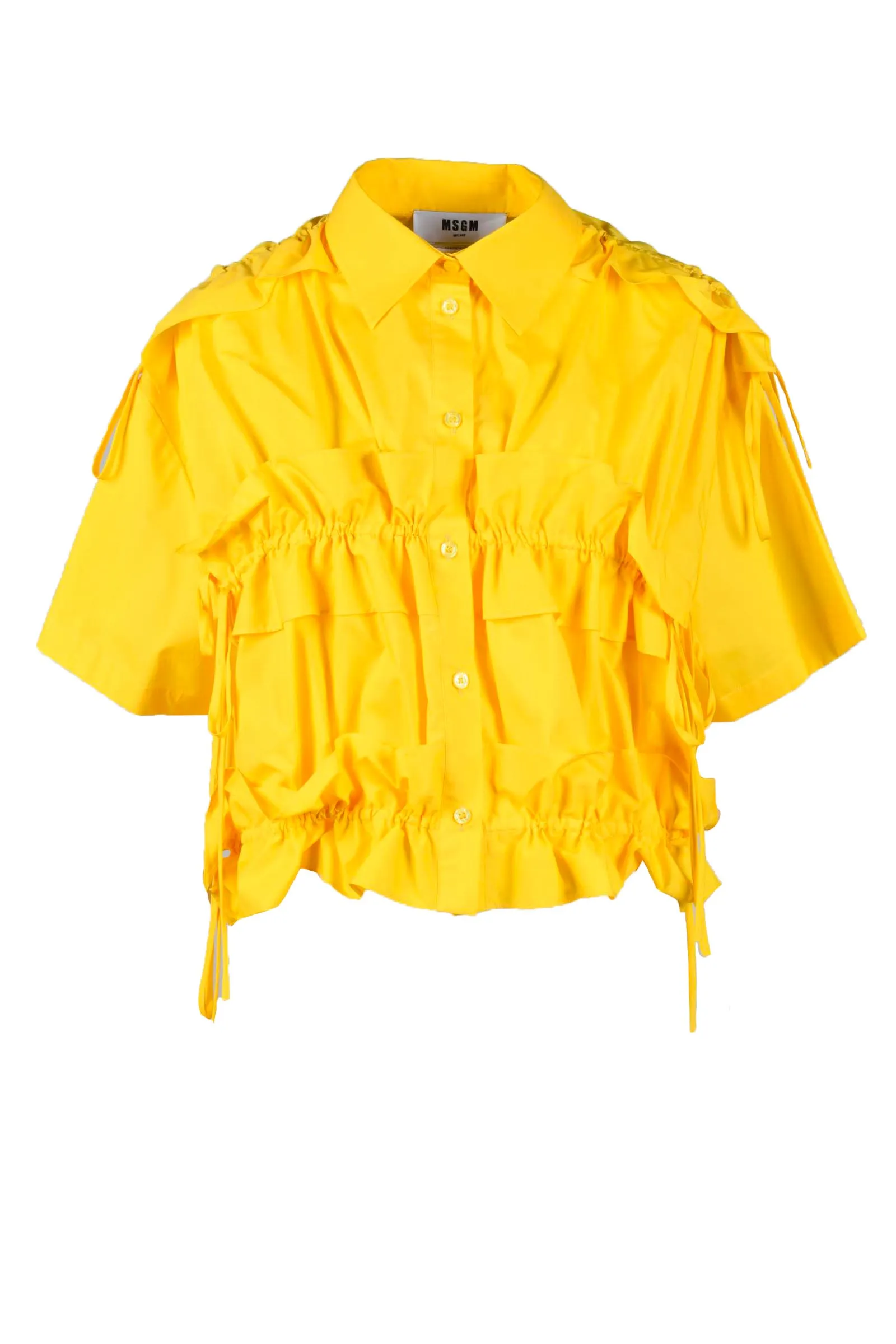Camicia manica lunga MSGM  Giallo