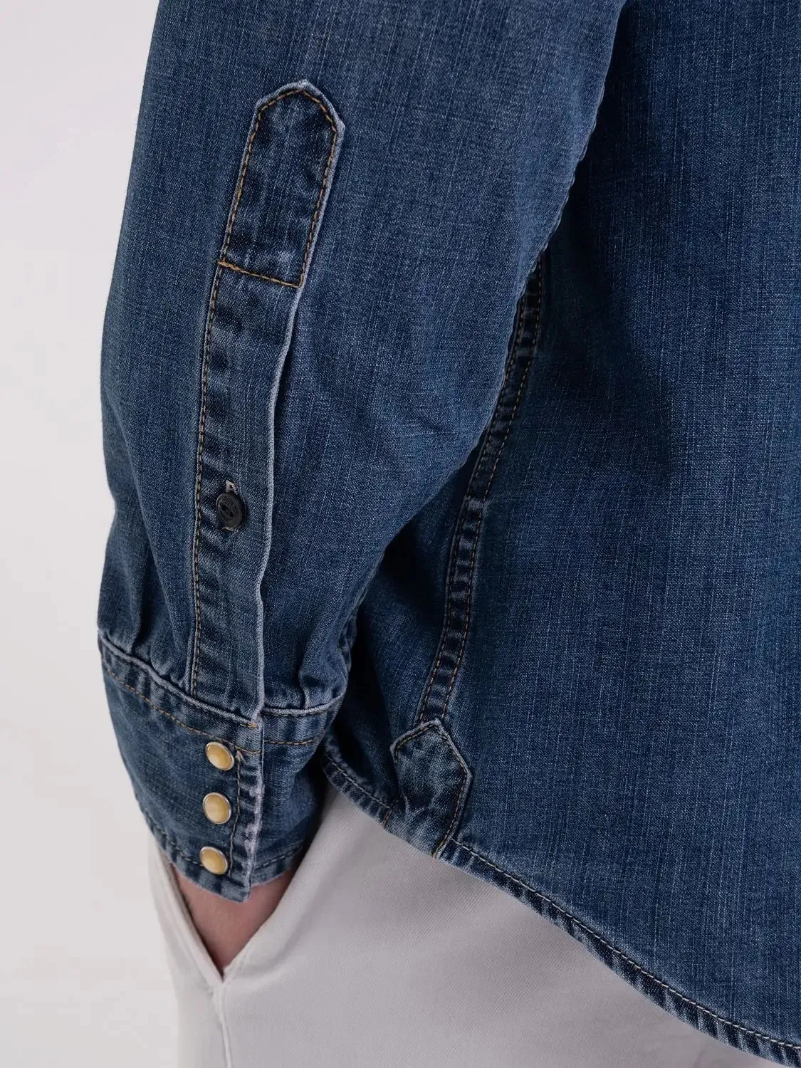 Camicia manica lunga Replay  Blu