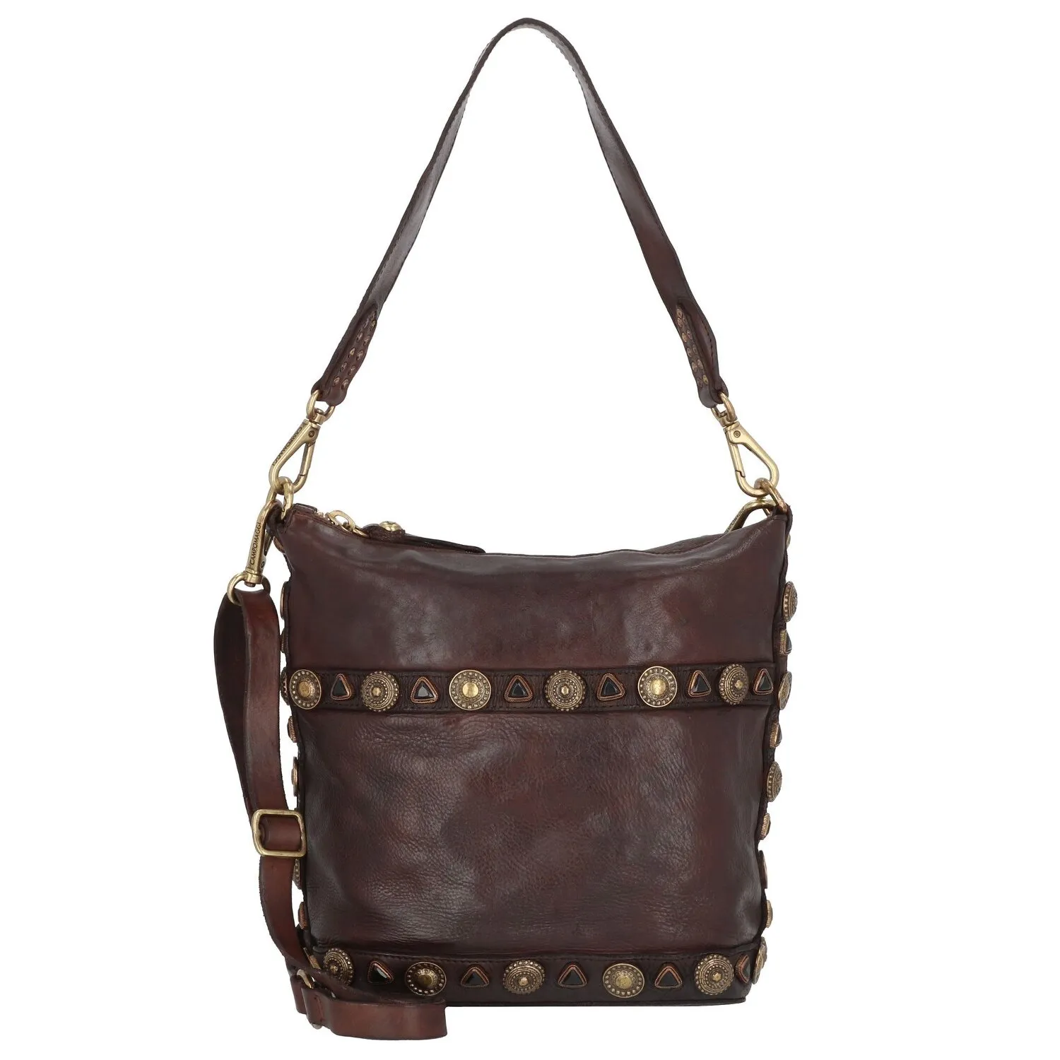Campomaggi Borsa a tracolla in pelle 23 cm