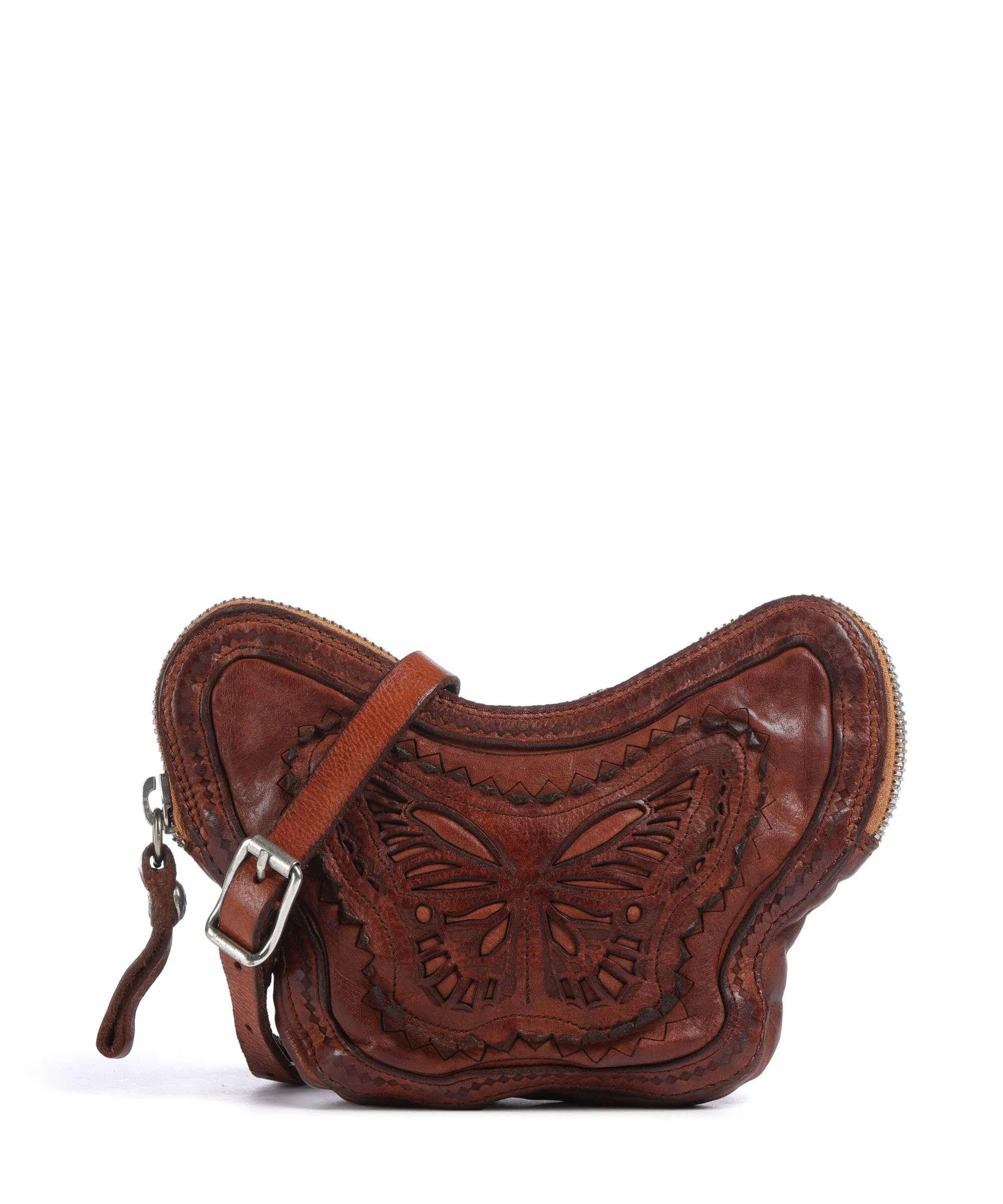 Campomaggi Borsa a tracolla pelle bovina cognac  