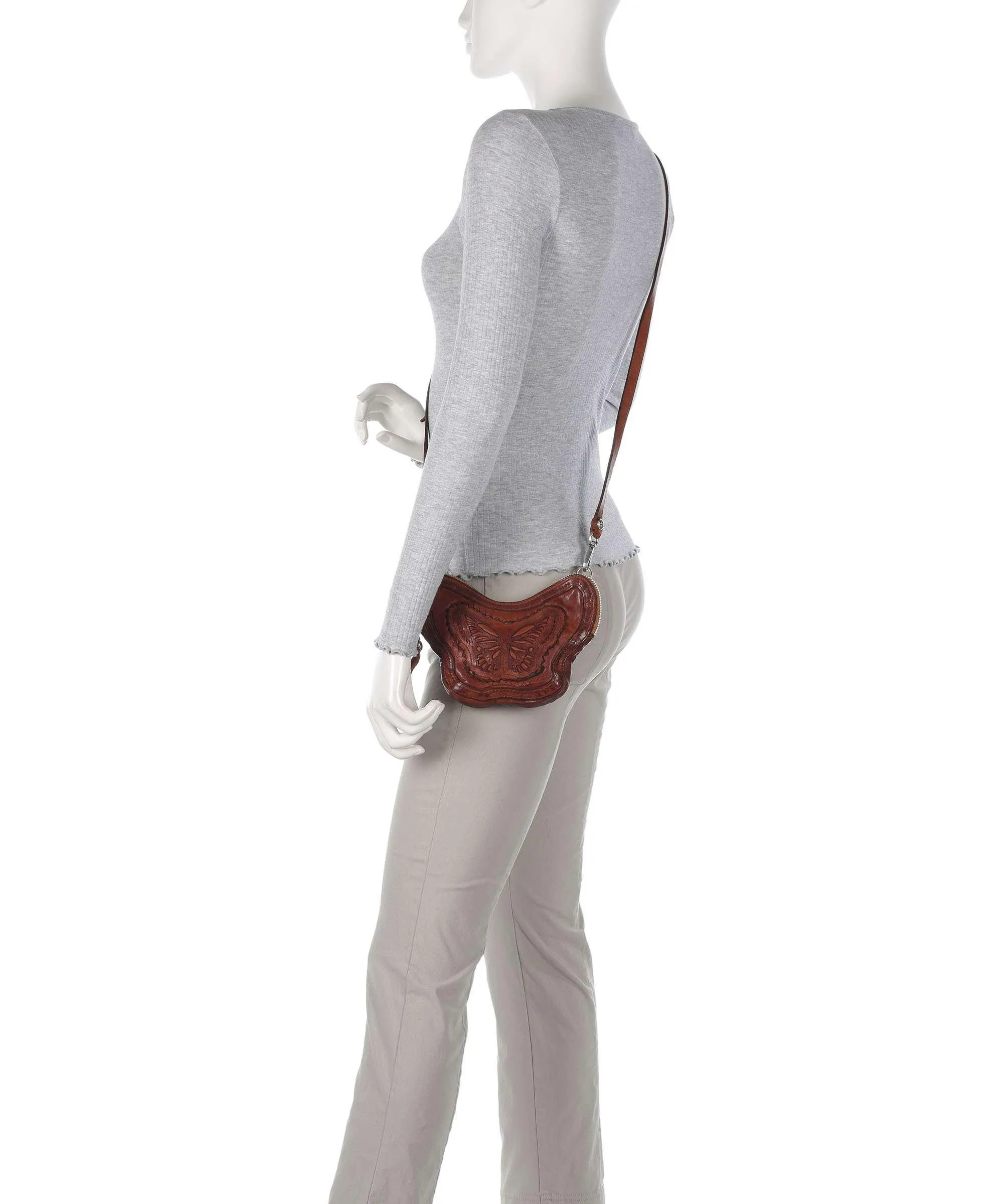  Campomaggi Borsa a tracolla pelle bovina cognac  