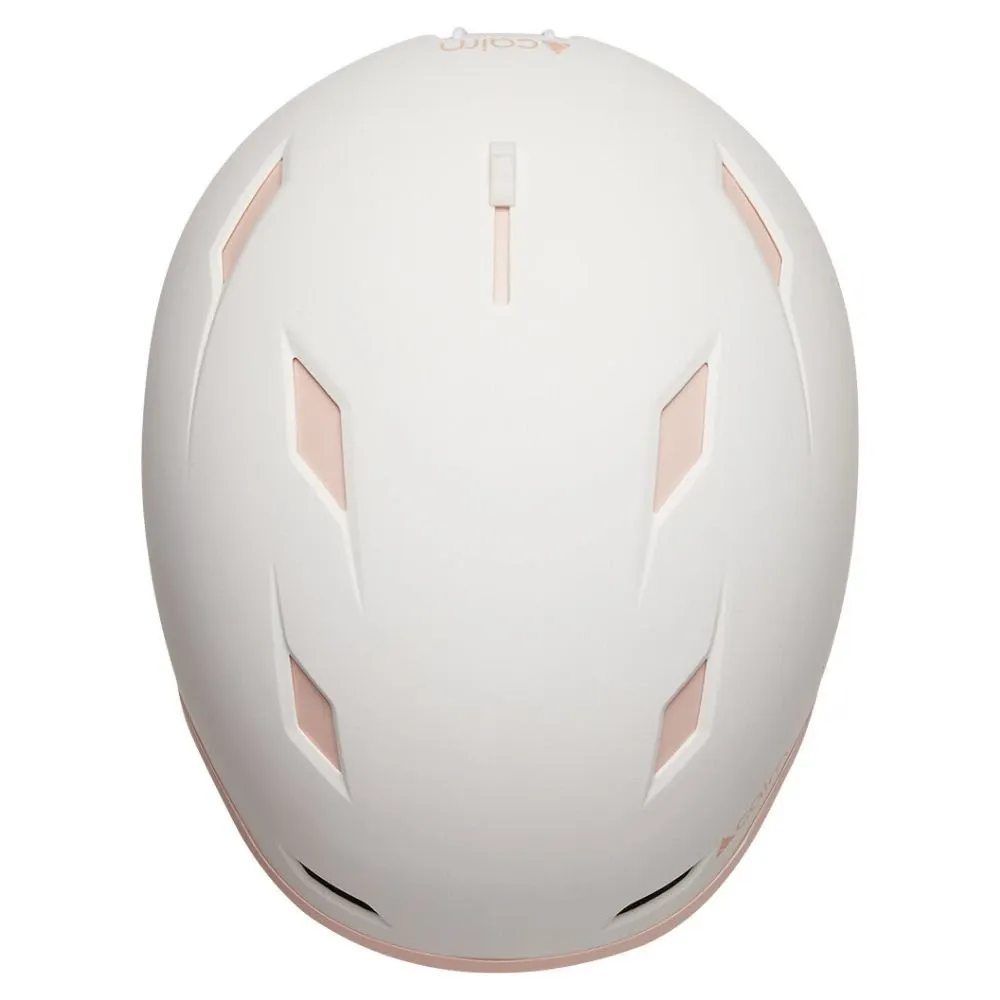 Casco da sci Cairn Equalizer bianco rosa cipria