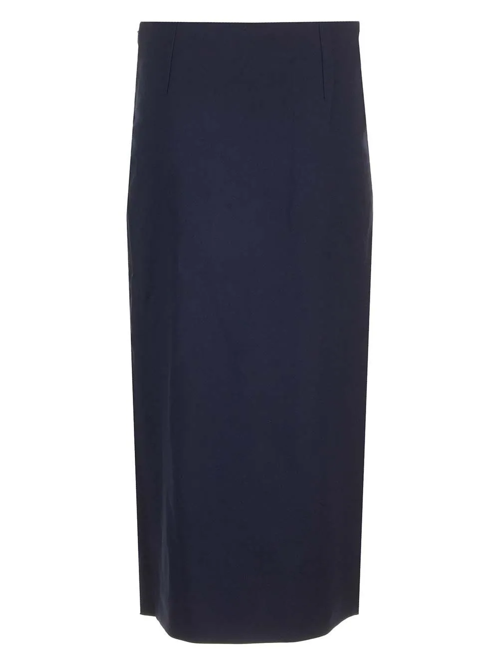   Chloe'  Gonna midi blu