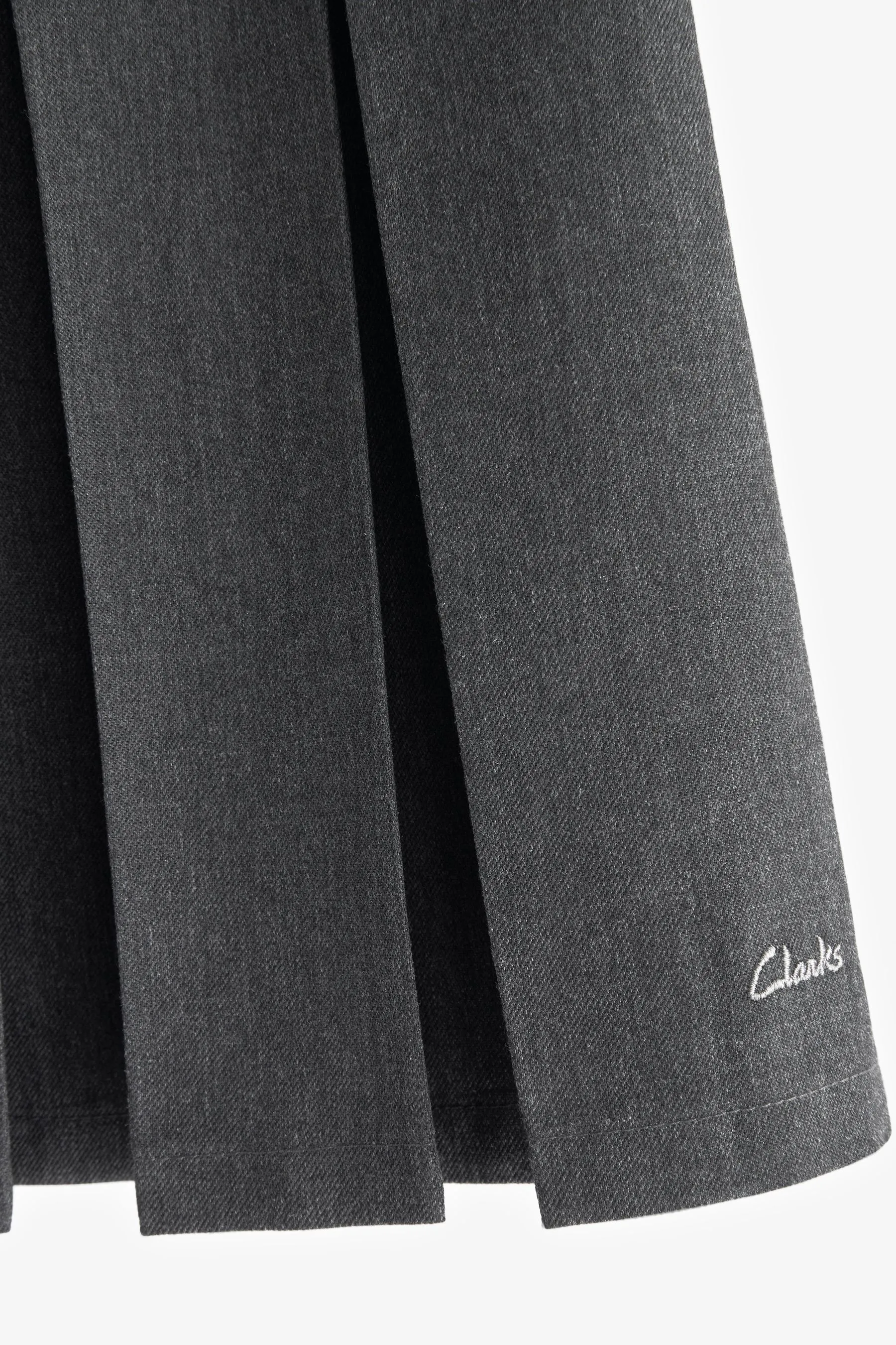 Clarks School Zip Scamiciato Frontale Vestito    
