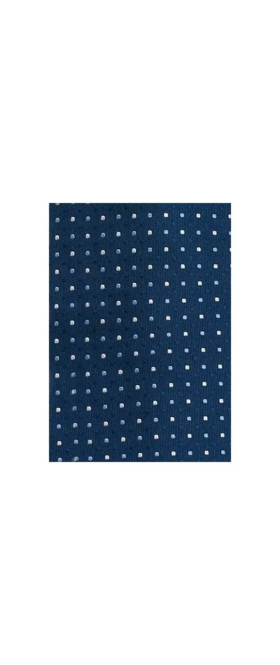 Cravatta XXL blu pois