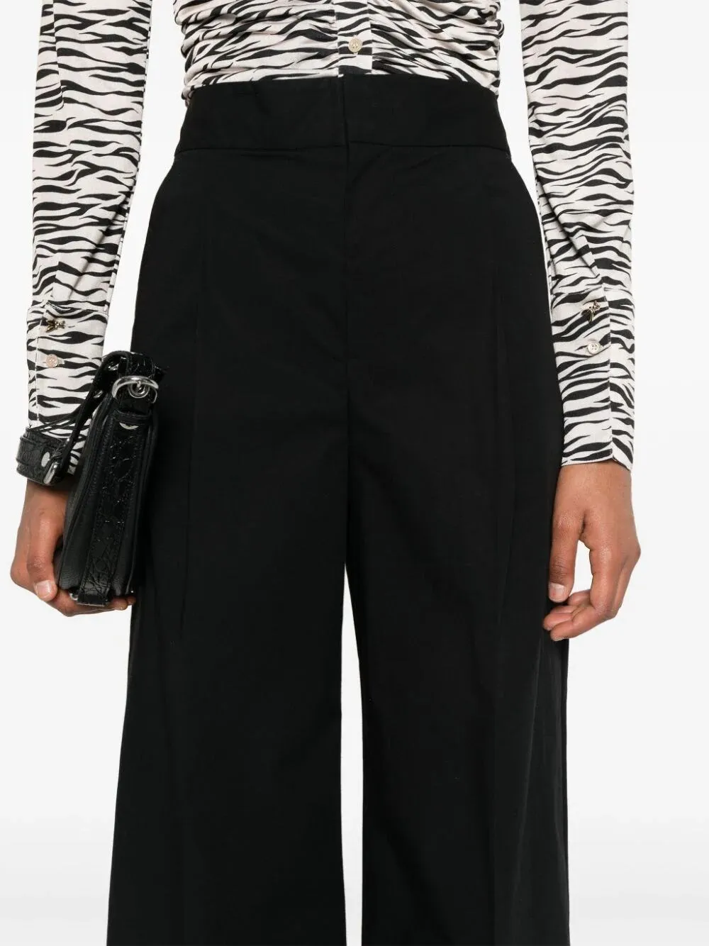 Cropped Wide Leg Pants