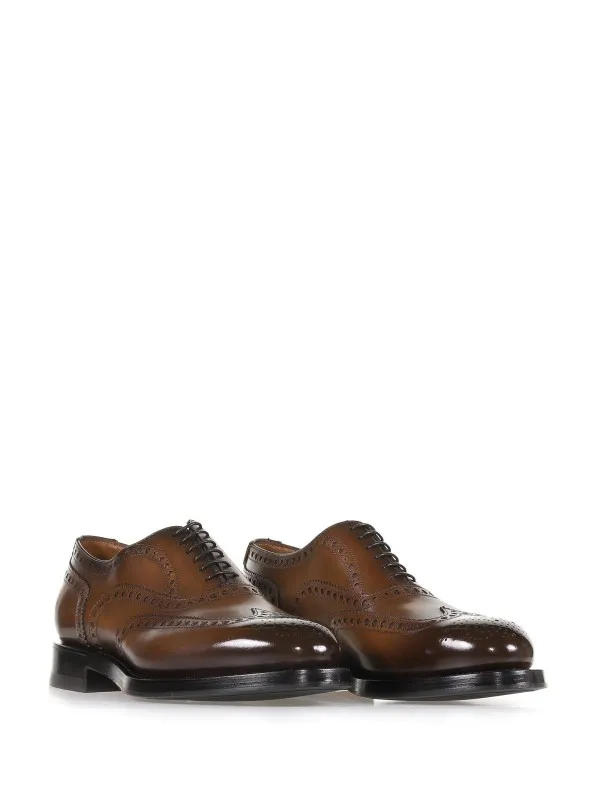 Derby In Brown Leather