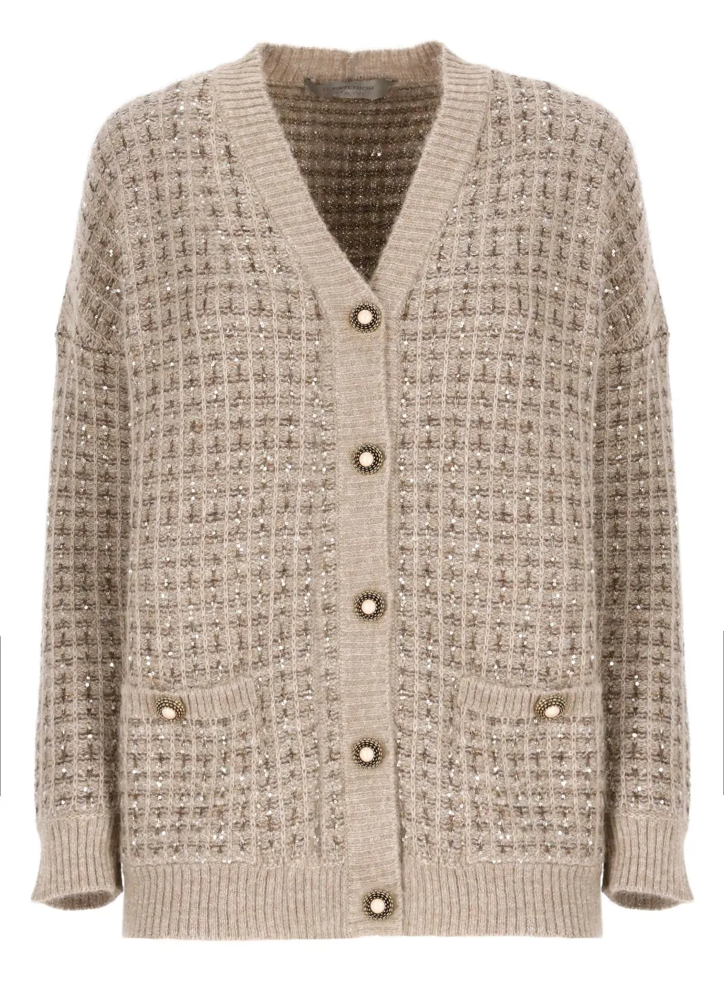  D.EXTERIOR Cardigan con paillettes 